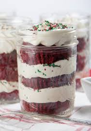 Red Velvet Cake In A Jar - Boston Girl Bakes